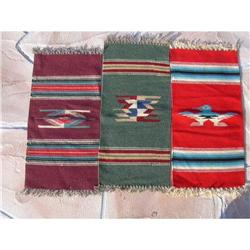 Three South Western Rugs - Hand woven  #1207934