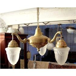 3 Lights Pendant Bronze Imperial Style #1207972