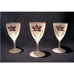 3 Venetian Glass with Enamel #1207974