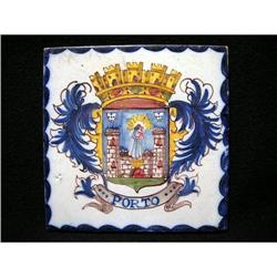 Rare Majolica Tile ?PORTO? #1207975