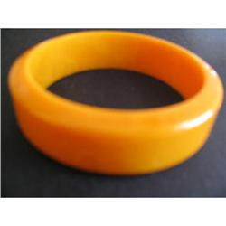Classic Pumpkin Bakelite Bangle #1207992