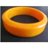 Image 1 : Classic Pumpkin Bakelite Bangle #1207992