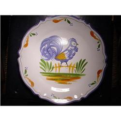 Pair of French plates  signed by  artist  #1208001