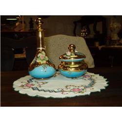 Glass Perfumer & Powder Box #1208019