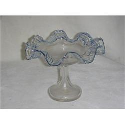 Blown Glass Pedestal Bowl  #1208023