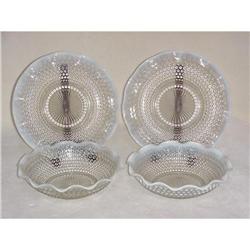 Opalescent Bowls and Under plates  #1208058