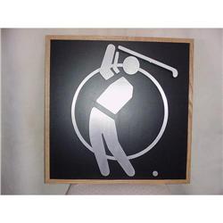 Golfer in Brushed Aluminum W12 #1208062