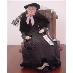 Doll Cloth Ravca Old  LADY France Tagged  #1208087