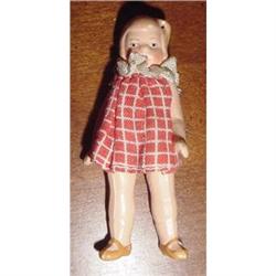 Doll Germany Painted Bisque Original Dress #1208096