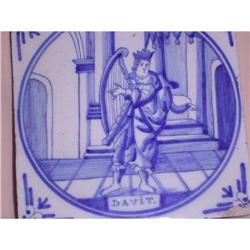  Antique Dutch Bible Tile #1208102