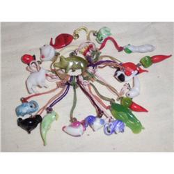 20 Vintage glass charms. #1208113