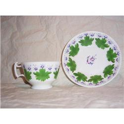 Antique Staffordshire Cup & Saucer #1208121