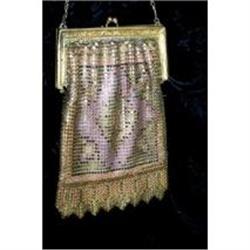 Enameled Mesh Purse #1208129