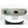 Image 1 : Antique Style Filigree Bracelet 3 GARNETS #1213430