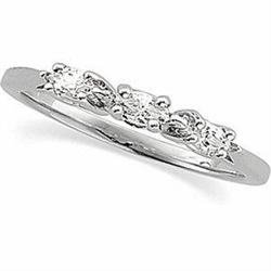 Wedding Band 3 MARQUISE DIAMONDS #1213452