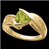 Image 1 : 14k Gold Ring PERIDOT August Gem #1213486