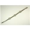 Image 1 :  Filigree Bracelet Camphor Glass  w DIAMONDS #1213494