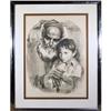 Image 1 : Sandu Liberman S/N Lithograph, Father and Son #1170629