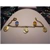 Image 1 : 18kt VENETIAN GLASS AND GOLD MEDALLION CHARM #1170688