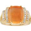 Image 1 : RING  CITRINE 5 CARATS w DIAMONDS #1170802
