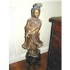 Image 1 : 19th C. JAPANESE CARVED/PAINTED WOOD KUAN YIN #1170883