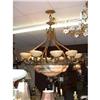Image 1 : Alabaster Bronze French Chandelier #1171251