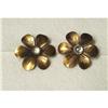 Image 1 : Jewelry-Copper Flower Buttons #1181503