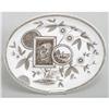 Image 1 : RARE Eastlake Brown/White Transfer Platter #1181569