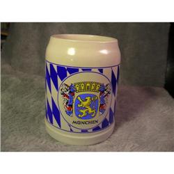 MANLY MUNCHEN STONEWARE TYPE STEIN/TANKARD #1181689