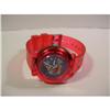 Image 1 : CUTE MID-SIZE MICKEY MOUSE RED ACRYLIC WATCH #1181774