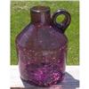 Image 1 : RARE VERY DARK AMETHYST COLOR CRACKLE GLASS JUG#1181935