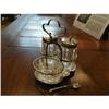 Image 1 : Silver Plated Condiment Set #1181957