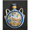 Image 1 : 19th century  CONTINENTAL TIN GLAZED FLASK #1182020
