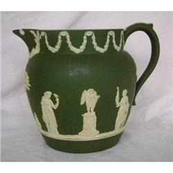 WEDGWOOD  GREEN JASPER JUG  c 1910 #1182025