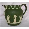 Image 1 : WEDGWOOD  GREEN JASPER JUG  c 1910 #1182025