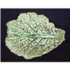 Image 1 : SARREGUIMINES MAJOLICA LEAF DISH #1182026