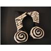 Image 1 : Pr Ceramic Black and White Abstract Candlestick#1182092
