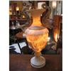 Image 1 : Spanish Carved Alabaster Lamp #1194711