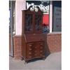 Image 1 : Mahogany Serpentine Drop Front Secretary #1194734