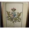 Image 1 : ANTIQUE ARMORIAL CREST CAMPBELL COAT OF ARMS #1194777