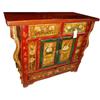 Image 1 : Colourful Chinese Qing Dy. Wood Cabinet #1194847