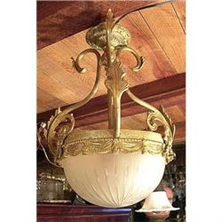 Ceiling Lamp in Bronze and Crystal #1195323