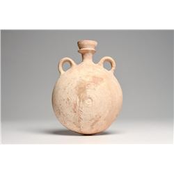 Large Ancient Greco-Roman Pottery Flask Ca. 600-400 B.C.