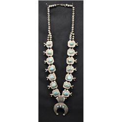 NAVAJO INDIAN SQUASH NECKLACE