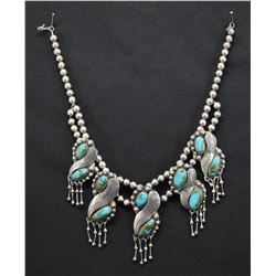 NAVAJO INDIAN NECKLACE (HERBERT PLATERO)