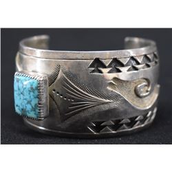 NAVAJO INDIAN BRACELET (LEONARD NEZ)