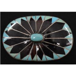 ZUNI INDIAN BUCKLE (ROBERTA BANKTEWA)