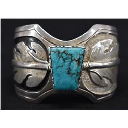 NAVAJO INDIAN BRACELET (LEONARD NEZ)