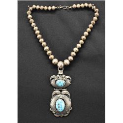 NAVAJO INDIAN NECKLACE (CARL LUTHY)