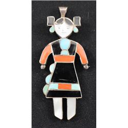 ZUNI INDIAN PIN PENDANT (EDISON
